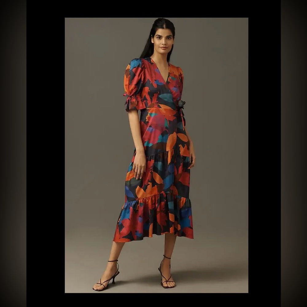 Hutch Marisol wrap dress, short sleeve, small, NWT